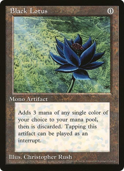 Black Lotus Mint Condition Magic Card