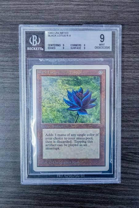 Black Lotus Mint Condition Magic Card