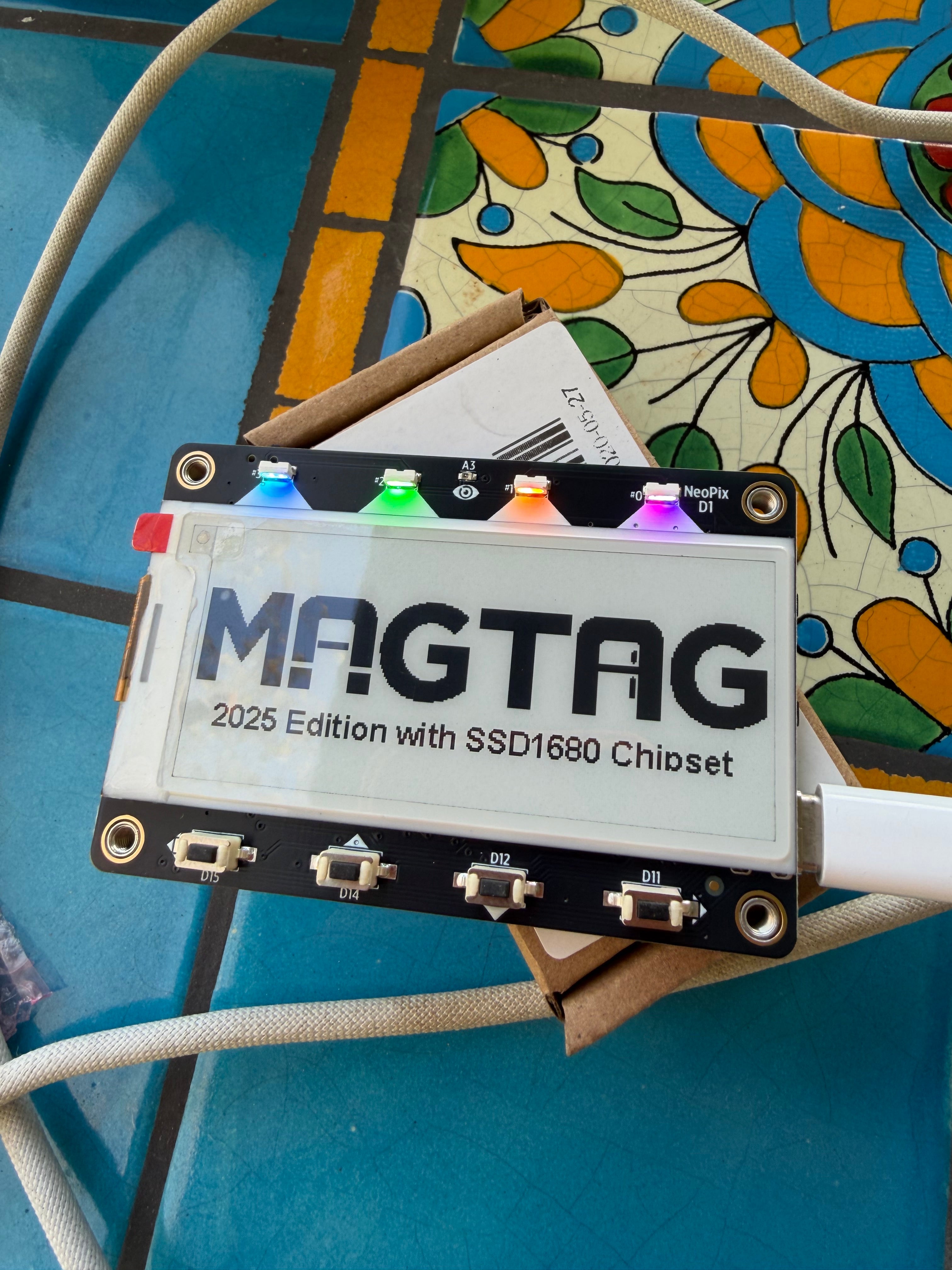 NeoPix D1 MAGTAG 2025 Edition E-Ink Display with SSD1680 Chipset